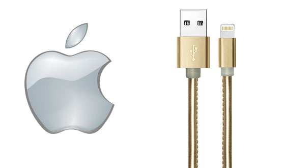 Cables USB de Apple cuero